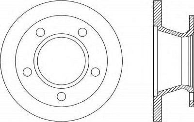 OPEN PARTS bdr130410 -  Тормозной диск